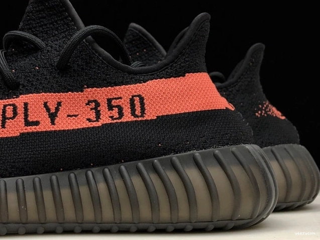 350 Adidas Boost BY9612 V2 Yeezy Core Red Black 1011